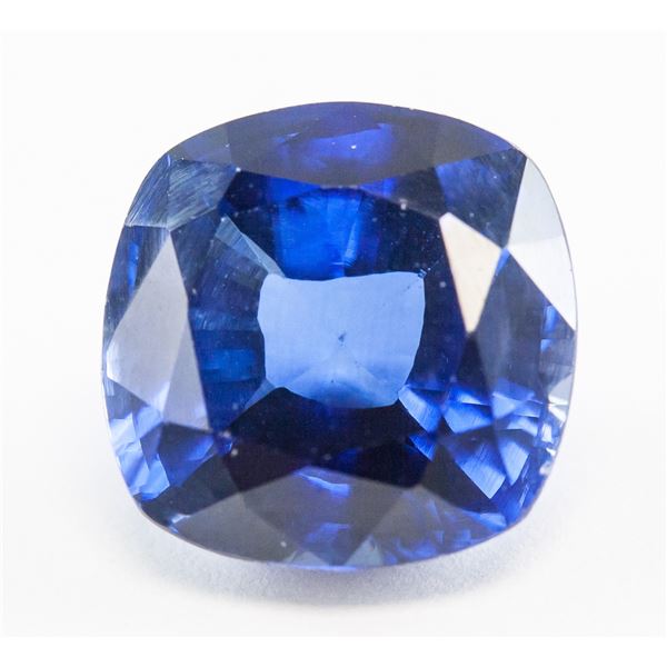 8.00ct Cushion Blue Kashmir Natural Sapphire GGL