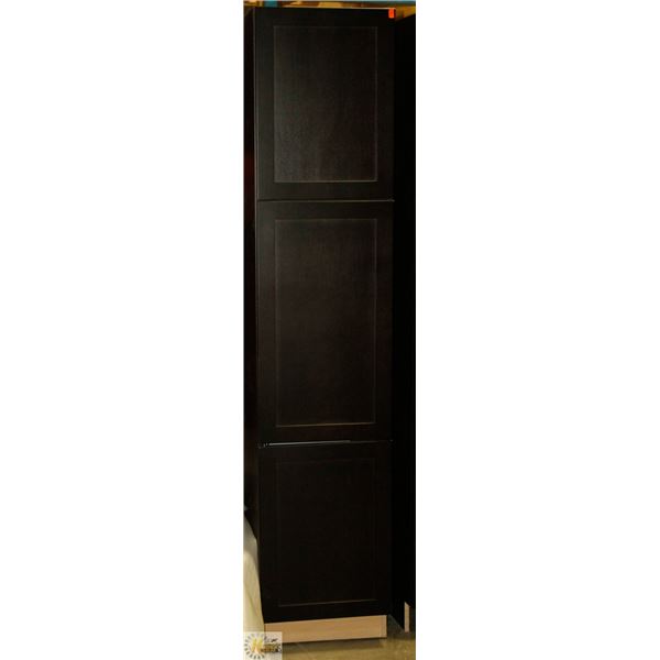 TALL PANTRY 24" D X 18" W X 84" T  C/W 3 RH DOORS