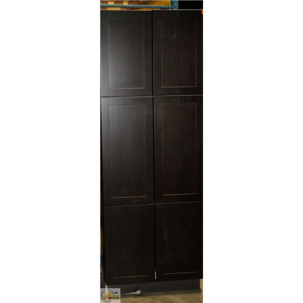 TALL PANTRY 24" D X 30" W X 84" T  C/W 3 RH DOORS