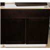 Image 1 : SINK VANITY BASE CABINET 33" WIDE C/W 2 DOORS