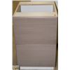 Image 1 : WHITE DESK BASE CAB X 2 DRAWER 18" W X 21" D X 29"