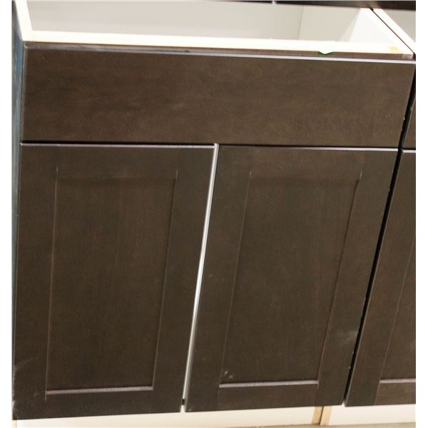 SINK VANITY BASE CABINET 24" WIDE C/W 2 DOORS