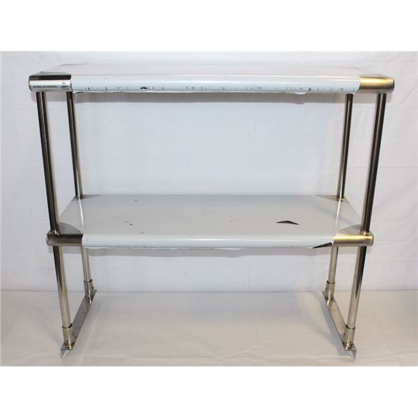 S/S DOUBLE OVER SHELF 14"X36"X32"