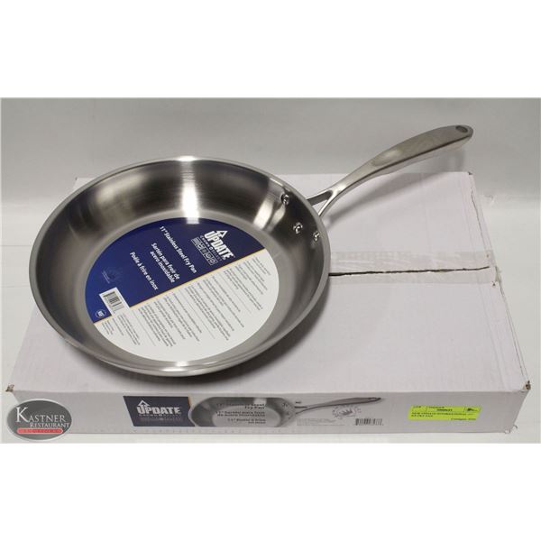 NEW UPDATE INTERNATIONAL 11" S/S FRY PAN