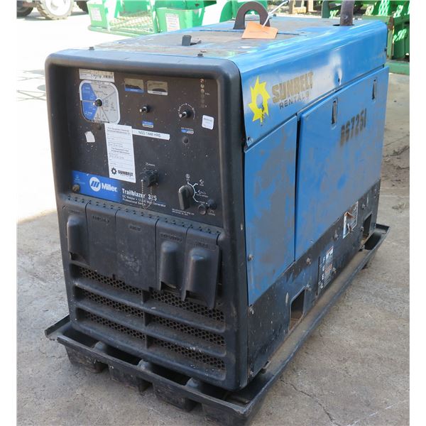MAUI: Miller Trailblaizer DC Welder 12K-Watt Generator, Starts & Runs (See Video)
