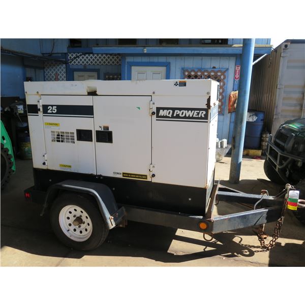 MAUI: 2015 MQ Power 20KW Diesel Generator, Starts & Runs (See Video)