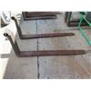Image 2 : MAUI: Pair of Forklift Fork Attachments, Bent (see photos for sizing)