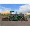 Image 3 : LANAI: 2014 John Deere 210KEP Landscaper Tractor Loader Starts & Runs (See Video). w/Clamshell-Type
