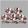 Image 1 : Natural Peach Pink Morganite 5 Pcs [Flawless-VVS]