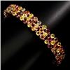 Image 1 : Natural Stunning Fancy Sapphire 140.14 Ct Bracelet