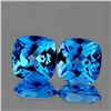 Image 1 : Natural Swiss Blue Topaz Pair  [Flawless-VVS]