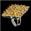 Image 1 : Natural Yellow Citrine Ring