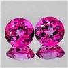 Natural AAA Hot Pink Topaz Pair{Flawless-VVS1}