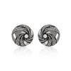 Image 1 : Natural 0.99 CTW Diamond Earrings 14K White Gold - REF-104Y4N