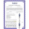 Image 2 : Genuine 1.16 ctw Tanzanite & Diamond Bracelet 14KT White Gold - REF-71A5K