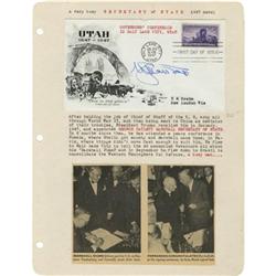 General of the Army George C. Marshall Signature