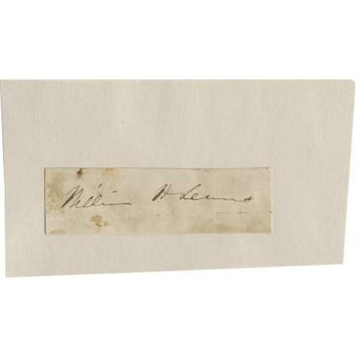 Secretary of State William H. Seward Signature
