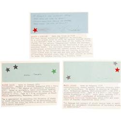 Lot of Seven Signatures of Prominent Astronomers