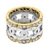 Image 1 : Natural 0.88 CTW Diamond Ring W=13MM PLT/18K Gold - REF-314H3W