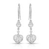 Natural 0.45 CTW Diamond Earrings 14K White Gold - REF-81X9T