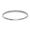 Image 1 : Natural 0.13 CTW Diamond Bangle 14K White Gold - REF-114Y3N