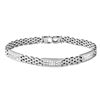 Image 1 : Natural 1.05 CTW Princess Diamond Bracelet 14K Gold - REF-130W5H