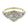 Image 1 : Natural 0.95 CTW Diamond Ring 14K Yellow Gold - REF-113W4H