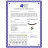 Image 2 : Genuine 8.76 ctw Green Amethyst & Diamond Necklace 14KT Rose Gold - REF-30Y6F