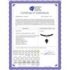 Image 2 : Genuine 13.01 ctw Emerald & Diamond Necklace 14KT White Gold - REF-42H4X