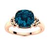 Image 1 : Natural 1.43 CTW Topaz Solitaire Ring 18K Rose Gold