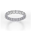 Image 3 : Natural 1.27 CTW Round Brilliant Diamond Eternity Ring 18KT White Gold