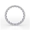 Image 4 : Natural 1.27 CTW Round Brilliant Diamond Eternity Ring 18KT White Gold