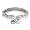 Image 1 : Natural 1 ctw Diamond Solitaire Ring 14k White Gold