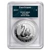 Image 1 : 2018 Australia 1 oz Silver Swan MS-69 PCGS (FS, Swan Label)