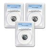 Image 1 : 1943 P-D-S Lincoln Cent 3-Coin Set MS-65 PCGS
