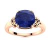 Image 1 : Natural 2.97 CTW Sapphire Solitaire Ring 18K Rose Gold