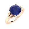 Image 2 : Natural 2.97 CTW Sapphire Solitaire Ring 18K Rose Gold