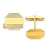 Image 1 : 14k Solid Gold Octagonal Cuff Links