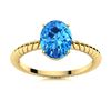Image 1 : Natural 3.09 CTW Topaz Solitaire Ring 14K Yellow Gold