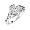 Image 2 : Natural 0.79 CTW Diamond Solitaire Ring 18K White Gold