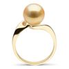 Image 1 : Golden South Sea Pearl Serenity Solitaire Ring