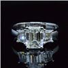 Natural 2.72 CTW 3-Stone Diamond Engagement Ring 14KT White Gold