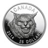 2014 Canada 1 oz Silver $25 The Fierce Canadian Lynx (UHR)