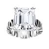 Image 1 : Natural 5.08 CTW Topaz Solitaire Ring 18K White Gold