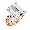 Image 2 : Natural 7.05 CTW Topaz Solitaire Ring 14K Rose Gold