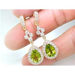 USGL Certified .25 ct Diamond Stud Earrings 14kt Gold