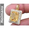 Image 1 : 7.50 ct Ruby & Diamond Stud Earrings 14kt Gold