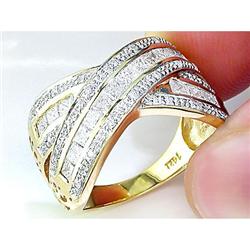 USGL Certified 1.25 ct Diamond Cocktail Ring 14kt Gold