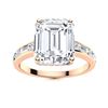 Image 1 : Natural 0.94 CTW Diamond Solitaire Ring 18K Rose Gold