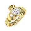 Image 2 : Natural 0.50 CTW Topaz Solitaire Ring 14K Yellow Gold